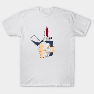 gas lighter classic design T-Shirt